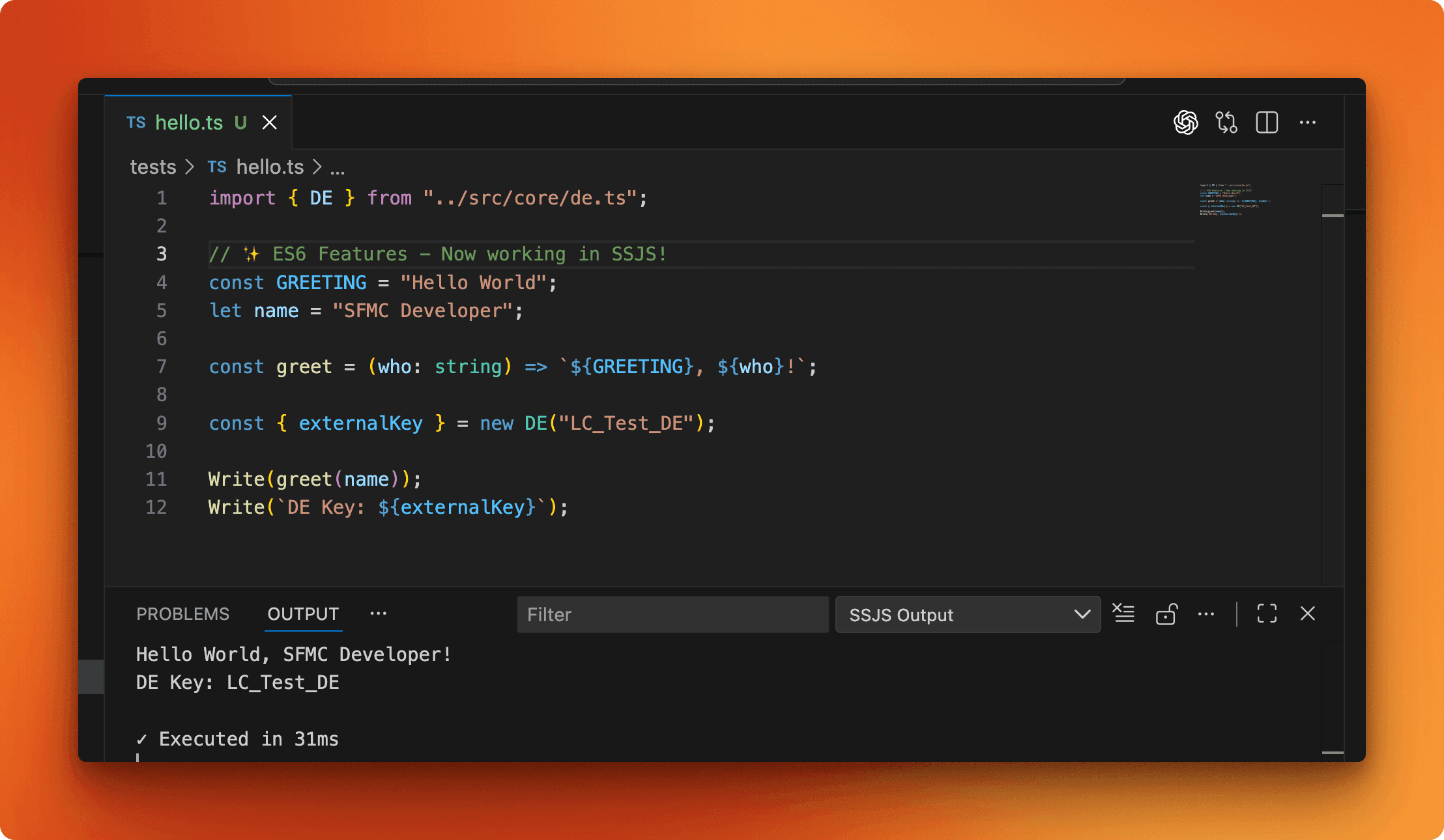 How to install and run the SSJS VSCode Extension